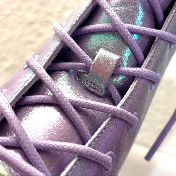 ✨ YRU metallic platform boots 6 - Picture 8 of 12